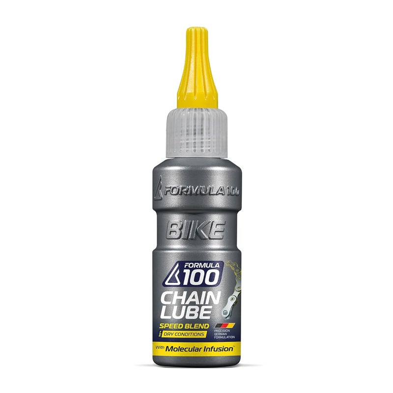 Formula 100 Dry Conditions Bike Chain Lube – Dry Weather Lubricant for Bicycles & Electric Bikes – Deep Penetration, Extends Lifetime, Protects Against Corrosion – 50ml (1.69 oz) - Image 1